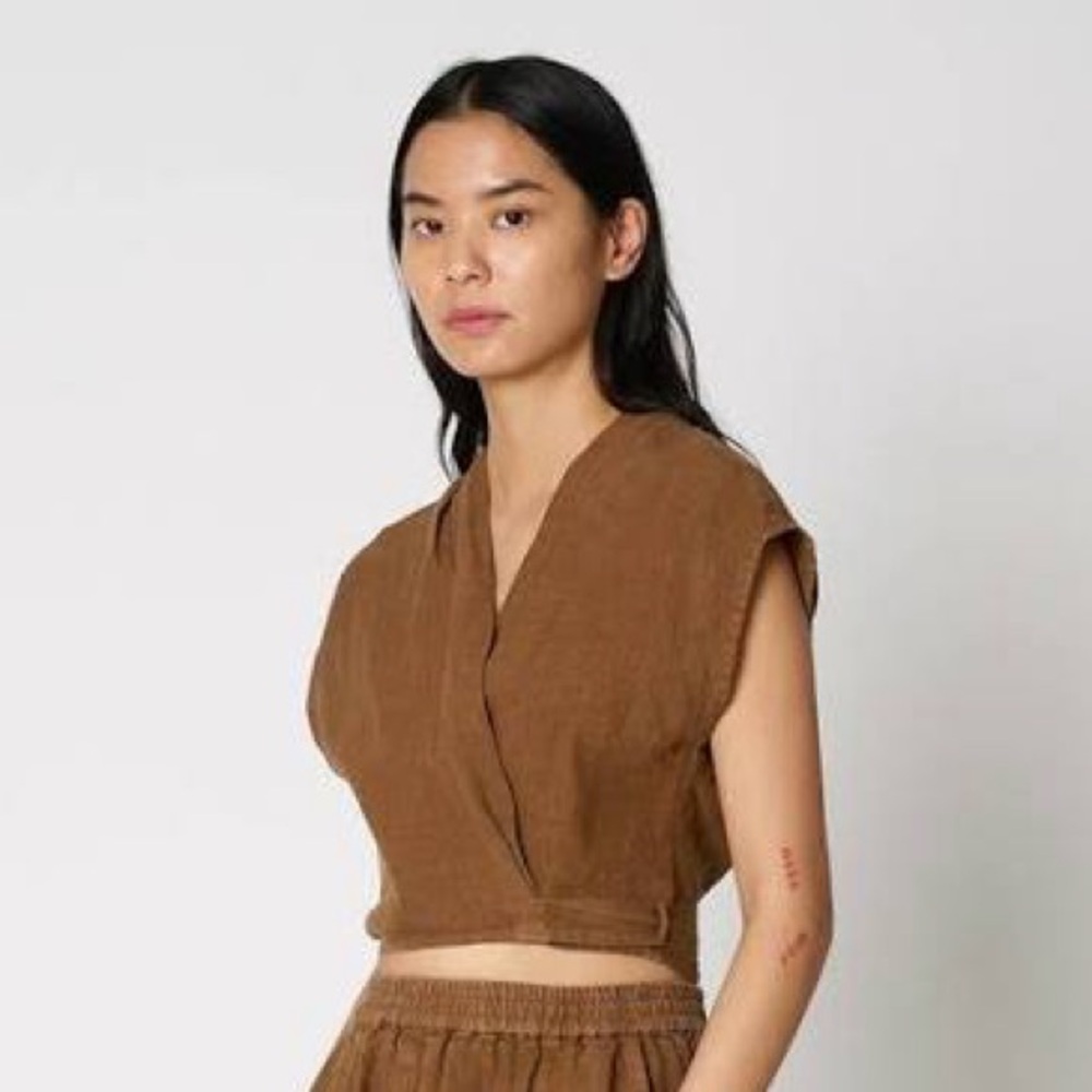 Shaina Mote Ceres Top in Cumin Small